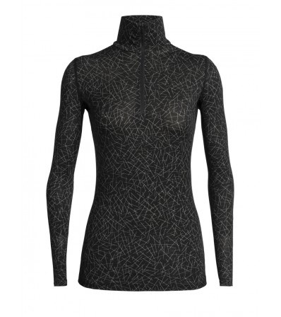 Merino Shirt Icebreaker 200 Oasis LS Half Zip Sky Paths W's