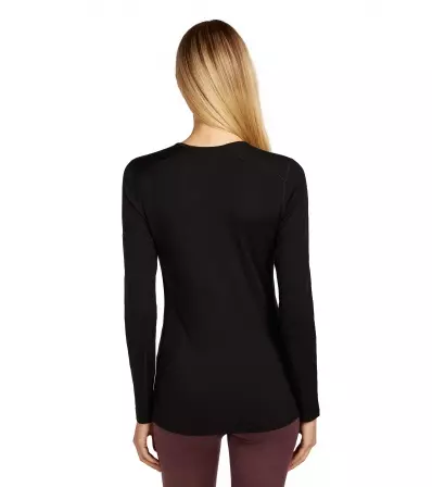 Icebreaker Women's Merino 200 Oasis LS Crewe Rainer Ridge