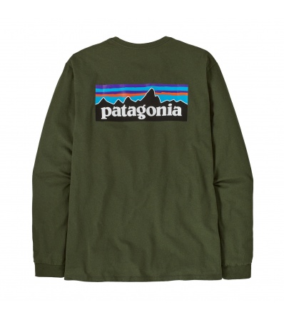 Bluse Patagonia Long-Sleeved P-6 Logo Responsibili-Tee M's Summer 2025
