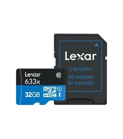 Lexar Micro SDHC 32GB 633x Karten
