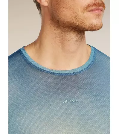 Тениска Icebreaker Merino Blend 75 Cool-Lite Featherlight SS Crewe AOP M's