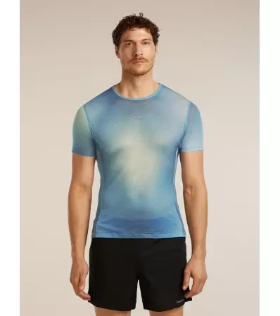 Тениска Icebreaker Merino Blend 75 Cool-Lite Featherlight SS Crewe AOP M's