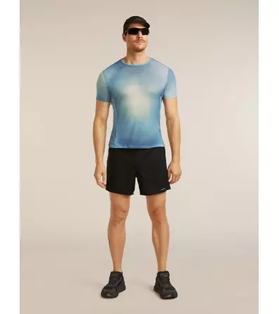 Тениска Icebreaker Merino Blend 75 Cool-Lite Featherlight SS Crewe AOP M's