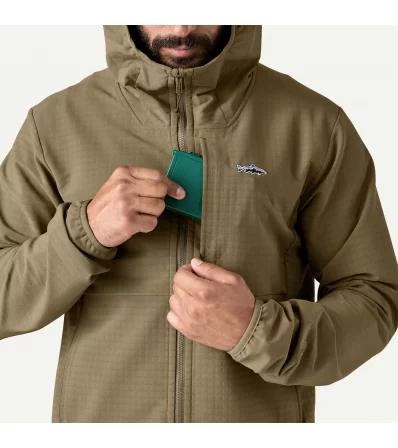 Patagonia R1 TechFace Fitz Roy Trout Hoody M's