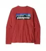 T-shirt Patagonia Long-Sleeved P-6 Logo Responsibili-Tee W's